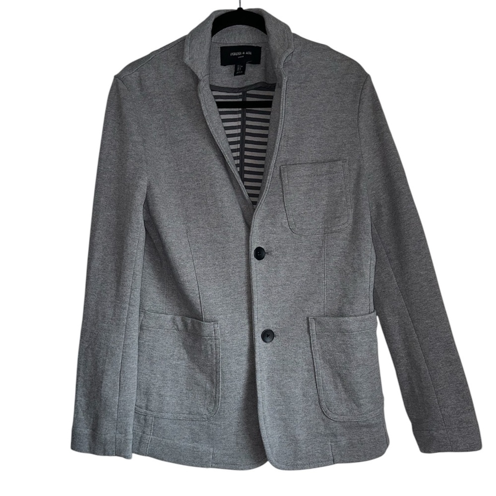 Porter & Ash Knit Blazer Grey size s small women’s